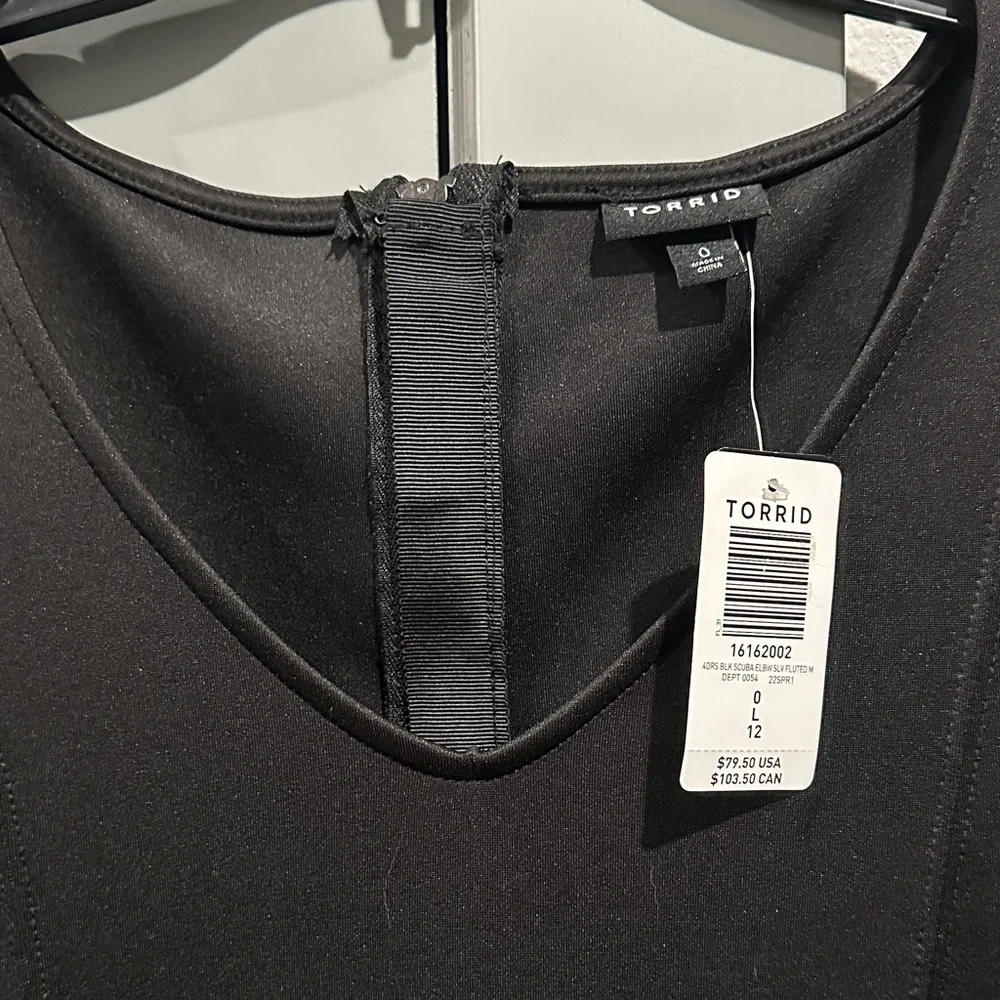 Torrid Black Mini Dress - Picture 2 of 4